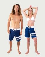 Navy retro boardies