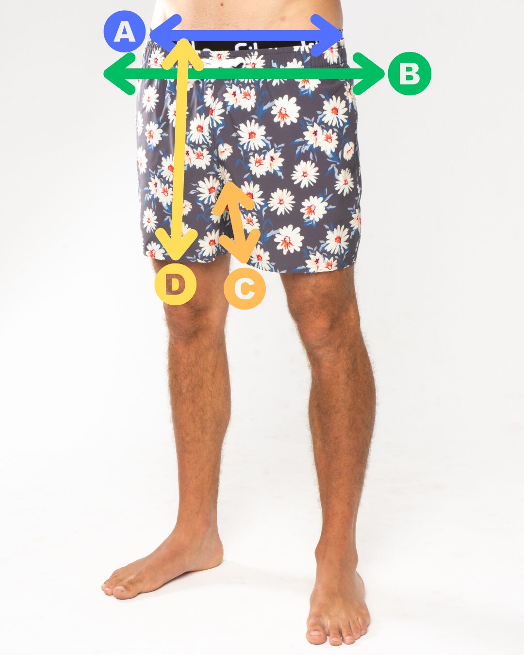 LIFESTYLE SHORTS SIZE CHART