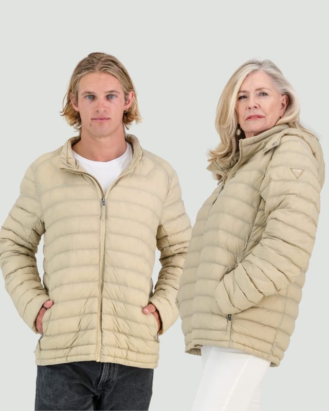 Unisex & Packable Puffer Jacket Desert Sand