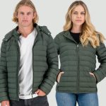 Uni-Sex Packable Puffer Jacket - Wild Forest Green