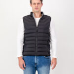 NEW Mens Sleeveless Puffer Jacket - Anthracite Black