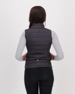 Ladies Tonal Sleeveless Puffer - Dark Charcoal Black (ONLY XL & XXL LEFT) - Image 5