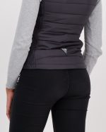 Ladies Tonal Sleeveless Puffer - Dark Charcoal Black (ONLY XL & XXL LEFT) - Image 6