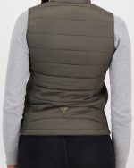Ladies Tonal Sleeveless Puffer - Wild Olive Green  (ONLY SMALL, XL & XXL LEFT) - Image 7