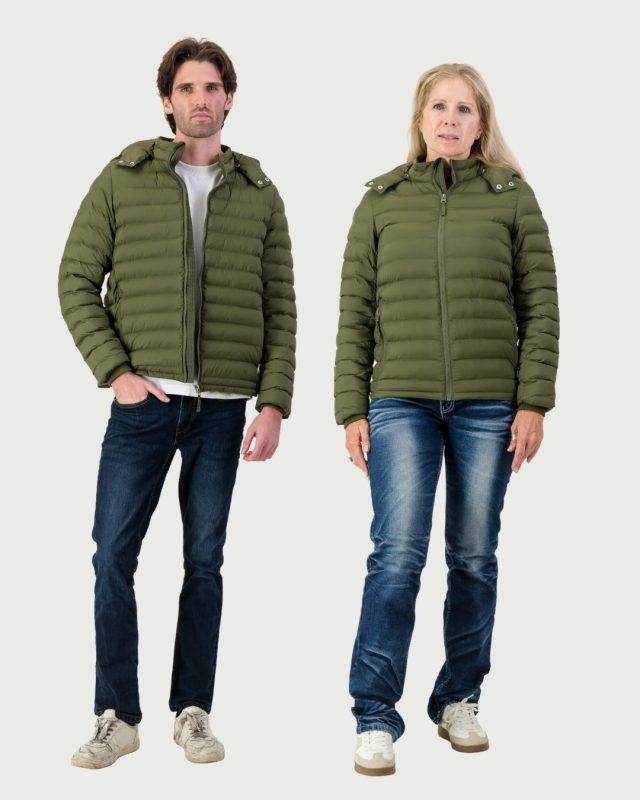 African Safari Green Unisex & Packable Puffer Jacket