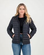 NEW Uni-Sex Packable Puffer Jacket - Anthracite Black - Image 6