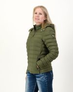 NEW Uni-Sex Packable Puffer Jacket - African Safari Green - Image 3