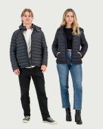 NEW Uni-Sex Packable Puffer Jacket - Anthracite Black - Image 2