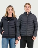 Anthracite Black Unisex and Packable Puffer jacket